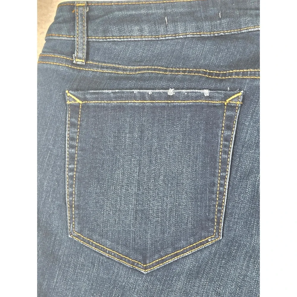 Jessica Simpson Forever Rolled Ankle Jeans Dark Wash Slim Leg Size 31